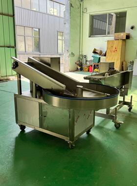 跨境圆盘式裹粉机小型肉排藕饼土豆饼上粉设备汉堡肉制品自动裹粉