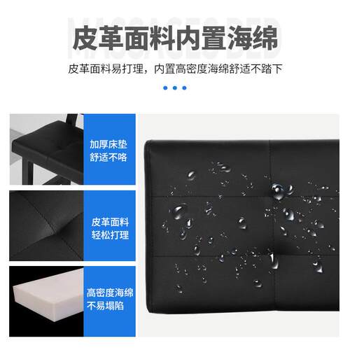 等候椅沙发椅健身房休息长条凳医院联排输液椅软包靠背长条椅诊所 - 图2