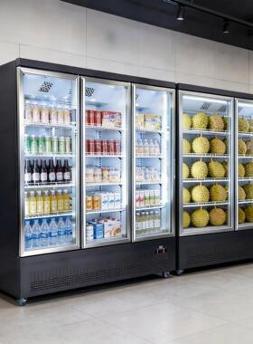 凌雪-22立式冷冻展示柜火锅食材雪糕榴莲速冻商用冷柜冰淇淋冰柜