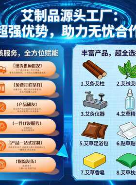 蕲都御艾堂艾草膝盖贴 家用自发热12片盒装 厂家直供