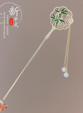 后脑勺发簪古风汉服旗袍发饰发饰