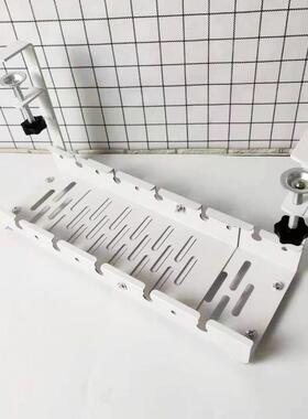 免打孔可伸缩桌下电线理线器路由器收纳神器金属的挂件工艺品摆件