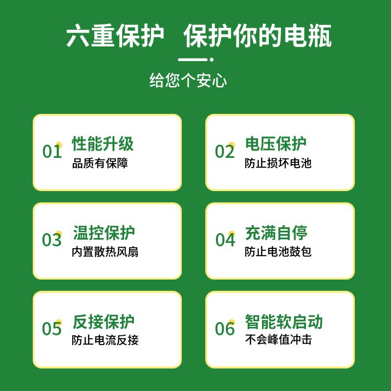 通用上海贝珍好哥电动轮椅车专用锂铅酸电池充电器配件24V12 20AH - 图0