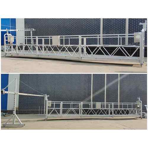 建筑工地高空作业外墙升降提升机配件施工装修铝材质电动吊篮 - 图2