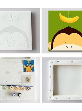 DIY Painting Paint By Numbers Hand Painted Coloring Number