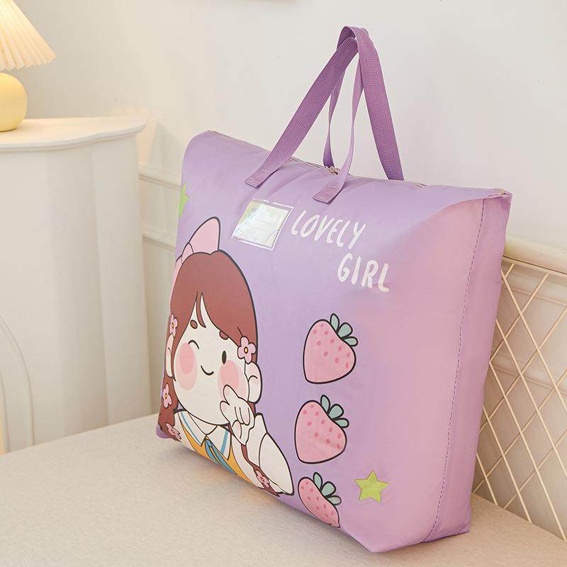 儿童幼儿园被子收纳袋入园专用衣服枕头装被褥的手提袋子防水防潮 - 图1