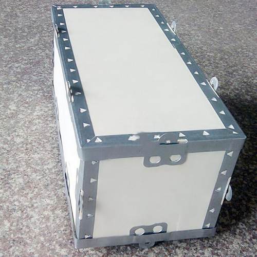 东莞厂家胶合板包装免折叠钢带木箱卡扣物流设备夹板箱熏蒸木箱 - 图1