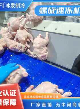 速饺179子子的机器冻双螺旋机速冻机大型速冻生产厂家包广州冰泉