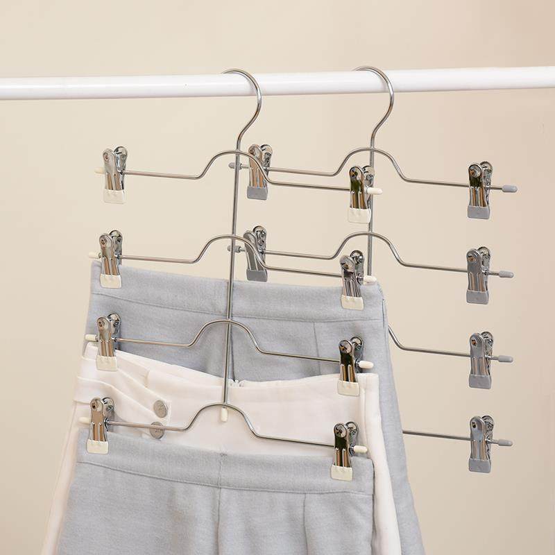 多功能衣架多层裙夹 裤架裤夹家用无痕裙架 收纳T裤子半身裙省空,淘宝优惠券,粉丝福利购,淘宝优惠卷