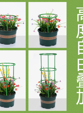 花架爬藤架花盆支架托架庭院植物包塑钢管厚葡萄架爬藤架子花支架