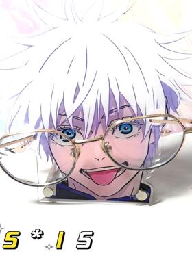 千早爱音眼镜架可爱高颜值亚克力桌面装饰摆件送闺蜜礼物立牌