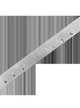 费戈钛合金属尺子学生文具加厚21厘米测量工具画图英尺