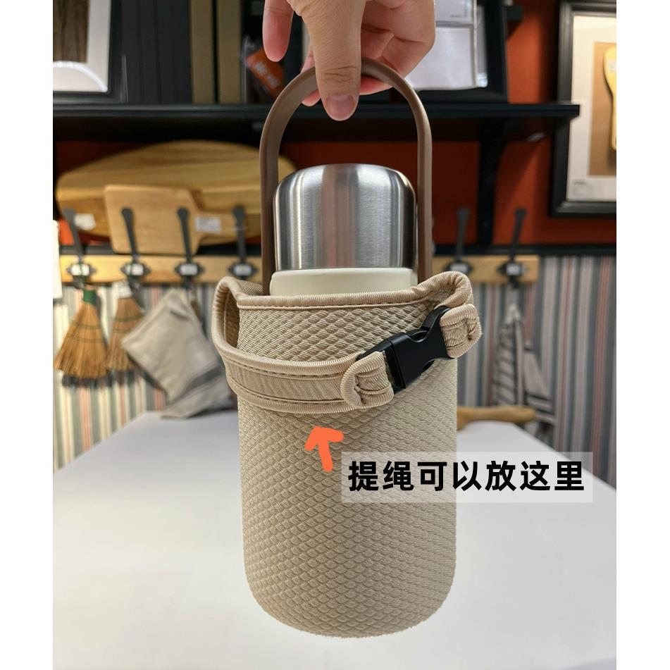 保温杯加厚苏泊尔1000ml1200ml13001600保温杯套大容量水杯袋水壶 - 图2