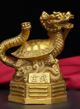 新款直销黄铜 四方神兽摆件 仿古八卦青龙白虎朱雀玄武四神兽套装