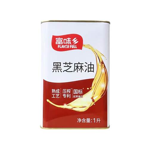 富味乡黑麻油富味香纯正黑芝麻油lL台湾料理月子餐等料理芝麻香油 - 图3