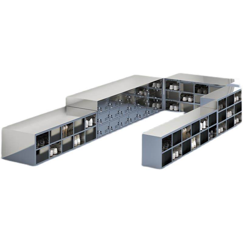 不锈钢鞋柜无尘净化车间员工换鞋凳食品厂实验室更衣柜单双面鞋柜,淘宝优惠券,粉丝福利购,淘宝优惠卷