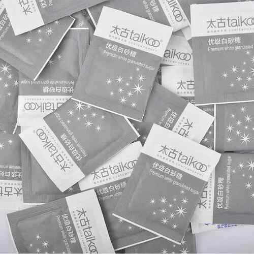 Taikoo/太古白糖包 星巴克专用白砂糖 纯正咖啡调糖伴侣5gX100包 - 图2