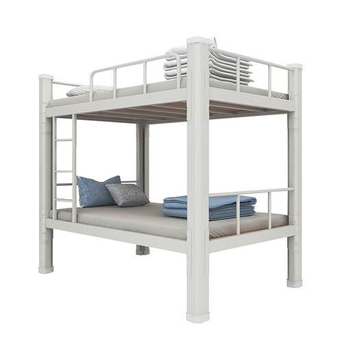 直销新款钢制铁架床上下铺学生宿舍公寓床双层高低床双人床员工加 - 图3