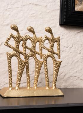 2166关现代轻奢创意抽电象人物雕塑艺术装饰件客厅玄视摆柜家居装