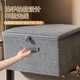 Lock storage box household clothes quilt sorting box large capacity large folding wardrobe clothes storage basket