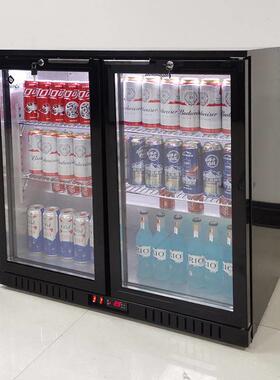 嵌入式冷藏柜商用酒水展示冰柜饮料风冷保鲜冷藏不锈钢吧台下冰箱