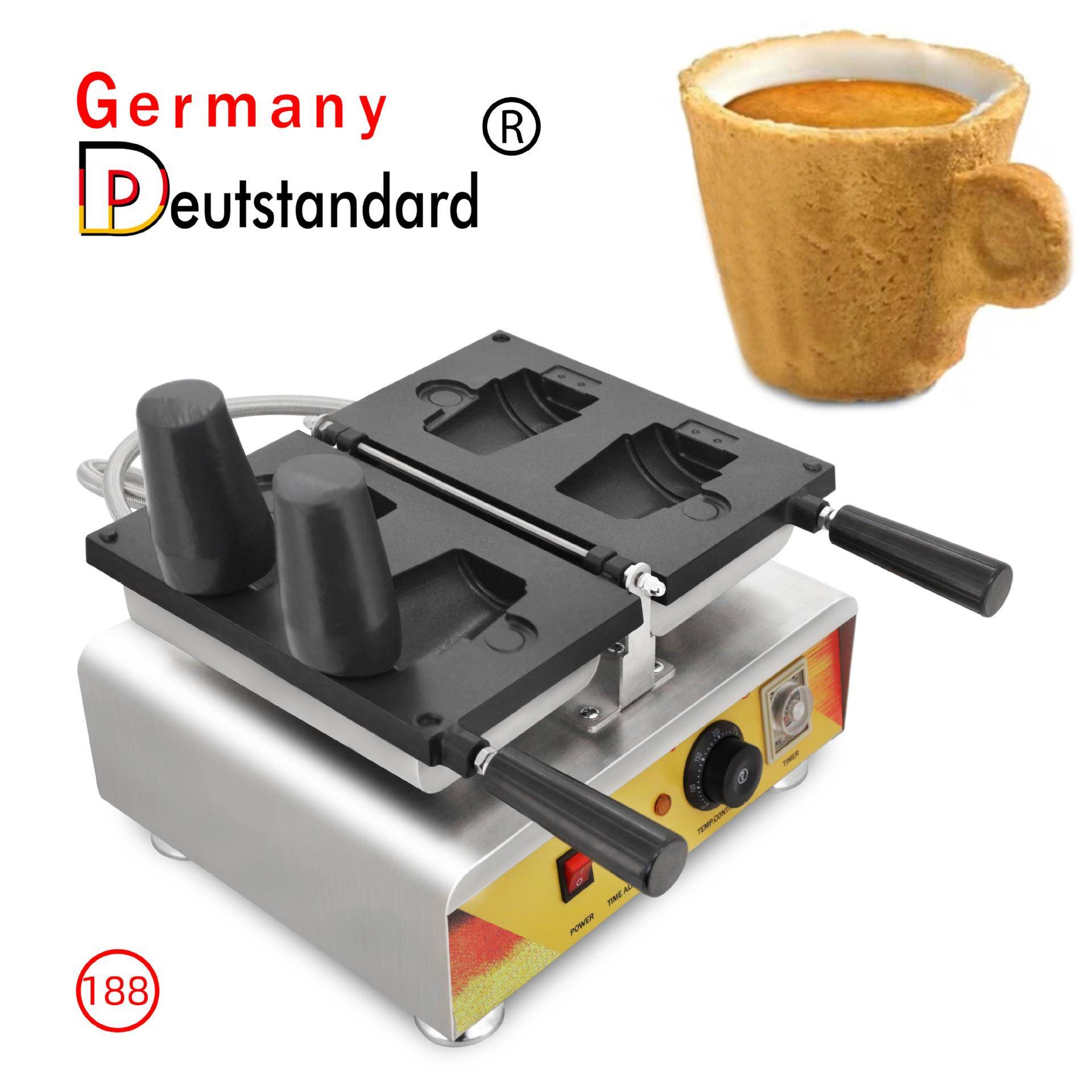 Chocolate coffee cup machine Electric baking pan Electric scone machine Commercial baking snack machine Factory direct sales 188