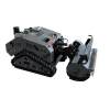 Unmanned greenhouse remote control micro-tiller tea garden nursery orchard crawler weeder pastoral management machine