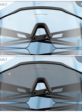 Kapvoe Photochromic Cycling Sunglasses for Men Cycl Glasses
