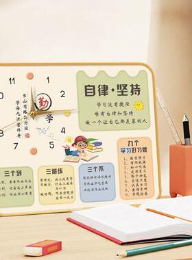 学习很苦坚持很酷摆件学生摆件桌面客厅电视柜鞋柜饰品乔迁摆件