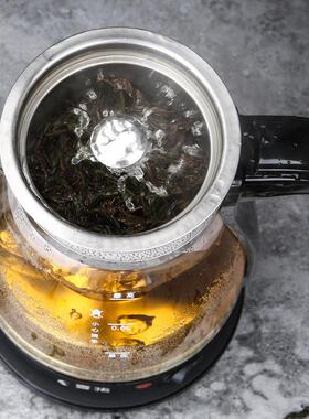 喜猪安化黑茶煮茶器玻璃电热水壶蒸茶壶自动保温蒸汽煮白茶养生壶
