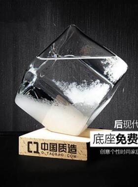 水立方天气预报瓶气象风暴瓶纪念品桌面摆件创意生日礼品毕业礼