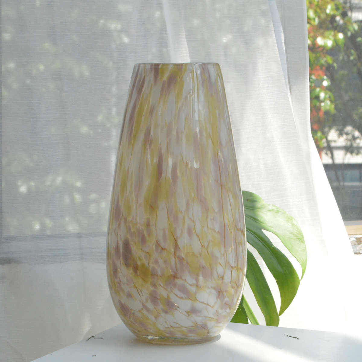 欧式复古简约风花瓶彩色玻璃花器桌面水培插花容器电视柜玄关装饰,淘宝优惠券,粉丝福利购,淘宝优惠卷