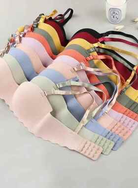 Sexy Bras Push Up Seamless Underwear Women Solid Color Wirel