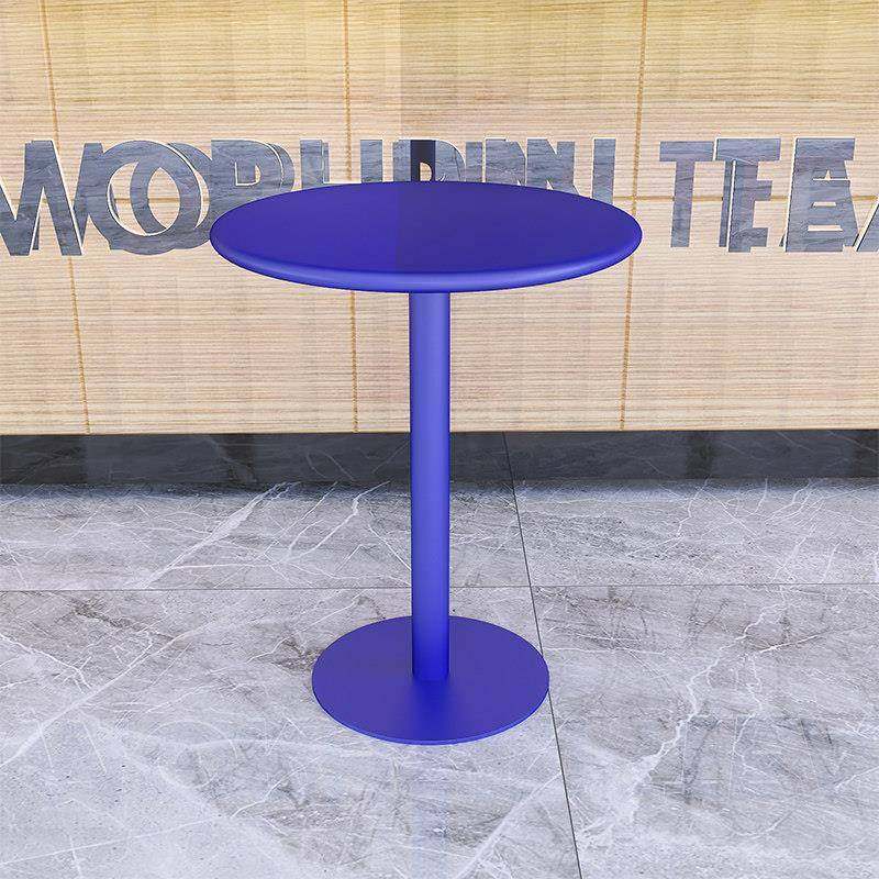 网红碳钢圆餐桌小户型客厅铁艺茶几奶茶店咖啡桌户外小桌子阳台桌,淘宝优惠券,粉丝福利购,淘宝优惠卷