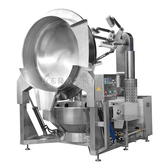 Long beef sauce stirring and stir-frying machine, hot pot base sauce sauce seasoning equipment, chili ze frying pot