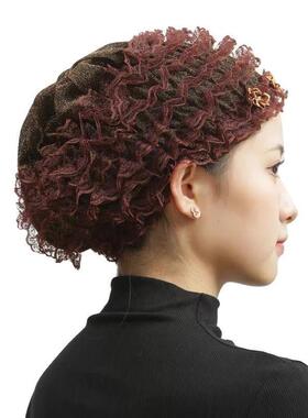 中老年遮白发头巾蕾丝薄款美人帽女纱巾回族老人包头帽子新款2025