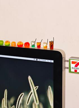 治愈系灯牌电脑萤幕装饰摆饰办公显示器饰品桌面上班稳定情绪神器