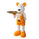 Violent Bear Ornaments Living Room Large Pallet Home High-end Decoration Household Moving New House Gift Floor Storage Storage Rack