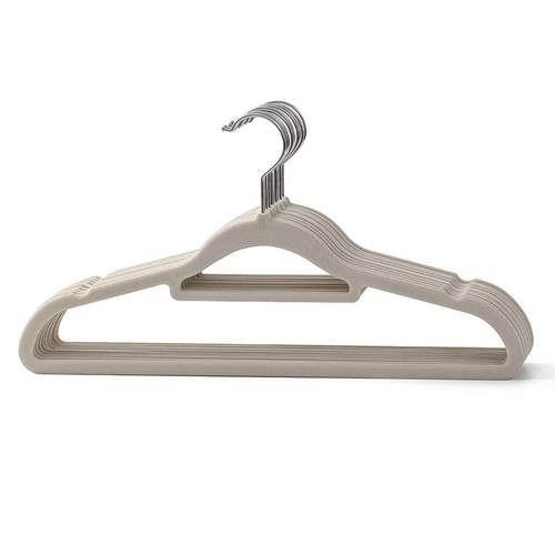 留存道整理师推荐收纳超薄植绒衣架防滑无痕衣架透光不起包衣架 - 图3