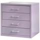 Manufacturer direct sales wrought art desktop storage box drawer office file multi-layer storage rack table iron storage