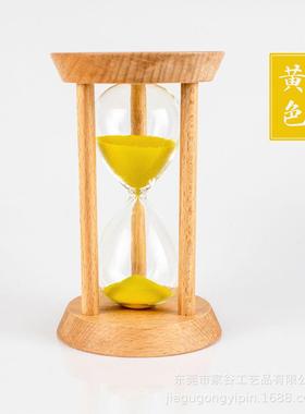 时间沙漏计时器儿童5/10/25/30分钟半小时流沙瓶摆件定制新年礼物