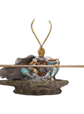 厂家直销黄铜摆件《大圣归来》铜工艺品家居饰品开业客厅玄关摆件