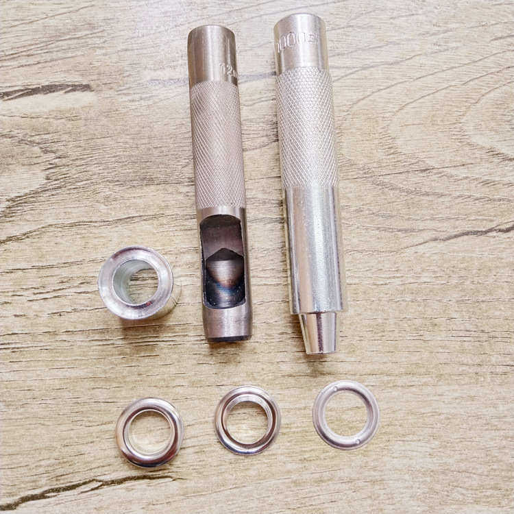 150套12mm气眼带安装工具 腰带风衣配件黄铜盒装鸡眼套装,淘宝优惠券,粉丝福利购,淘宝优惠卷