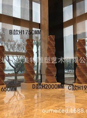 直供落地木雕装饰品过道雕塑酒店会所配饰现家居摆件室内艺术品