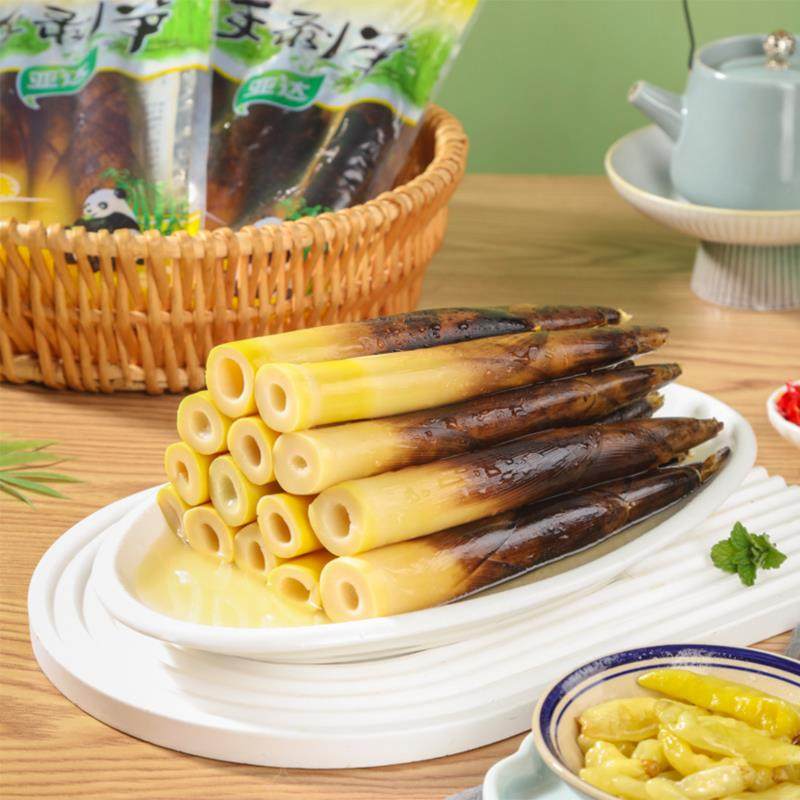 亚达手剥笋开袋即食2025新笋头茬嫩笋尖香辣味手撕笋泡椒味500g袋,淘宝优惠券,粉丝福利购,淘宝优惠卷