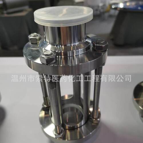 不锈钢304 316 卫生级 焊式视镜 焊接连接玻璃管视镜 管式视镜 - 图3