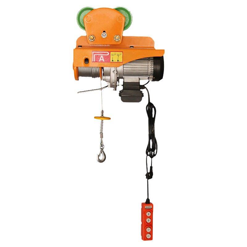 Running miniature electric hoist with wire rope sports car 220V household crane lifting small electric hoist