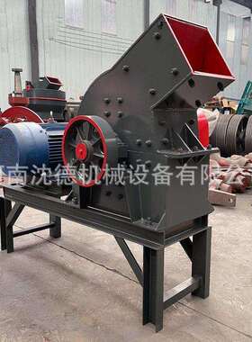 小型锤式破碎机 鹅卵石花岗岩制沙机 建筑垃圾水泥块混凝土粉碎机