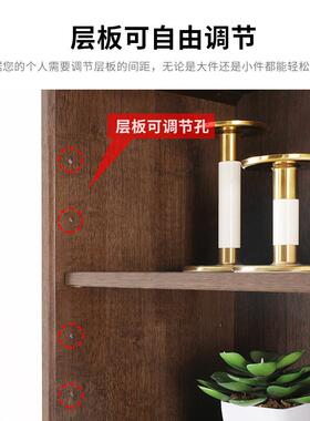 家逸实木书架落地组合书柜书橱陈列置物架档案格子储物柜