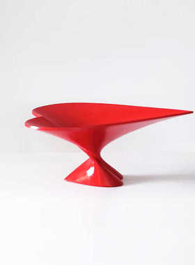 样板房托盘水果盘现代爱心客厅展示架高脚玄关艺术酒店收纳摆件